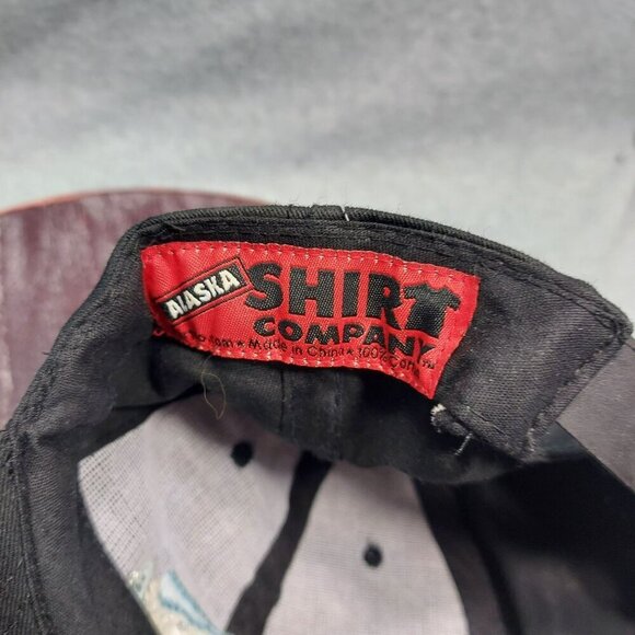 Alaska Embroidered Black Baseball Cap With Adjustable Snapback Closure - Picture 8 of 8